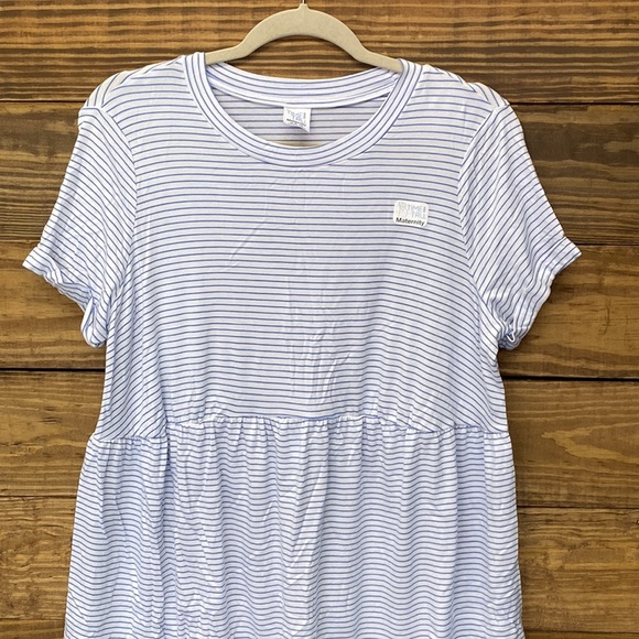 Maternity Babydoll Short Sleeve T-shirt - Picture 8 of 11